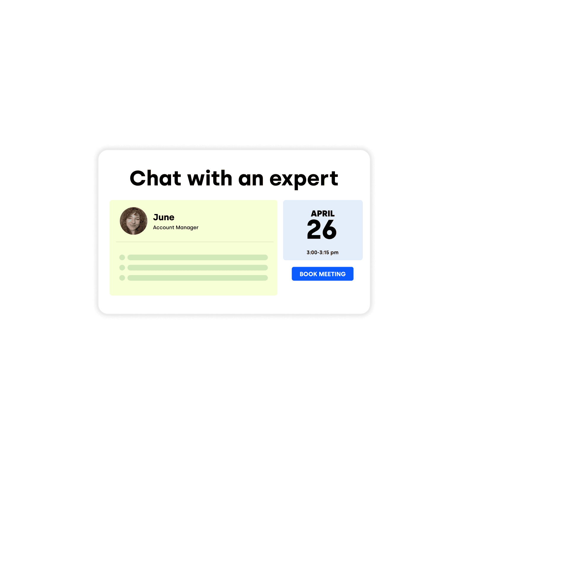 Chat with an expert